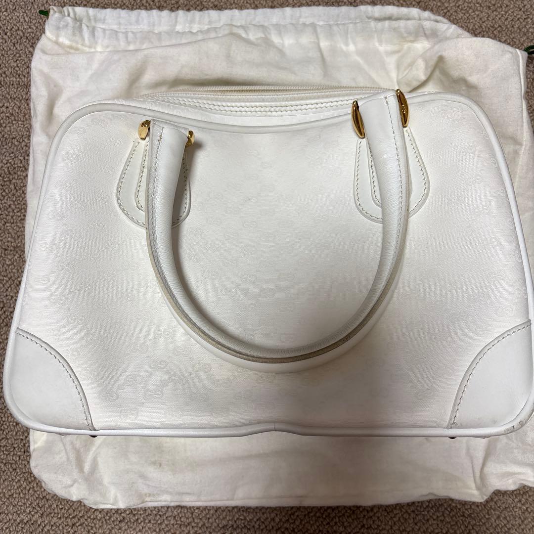 GUCCI ハンドバック　ホワイト