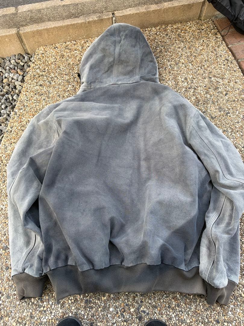 Carhartt USA製 アクティブジャケット パーカー J131 鬼フェード