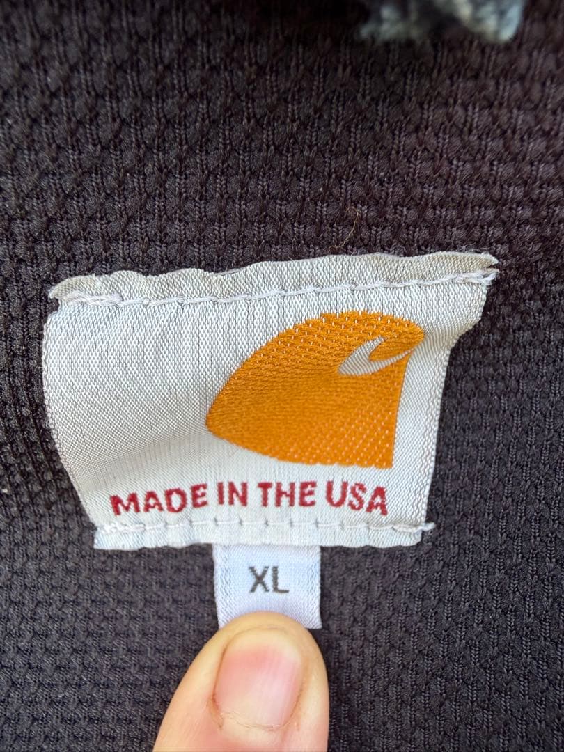 Carhartt USA製 アクティブジャケット パーカー J131 鬼フェード