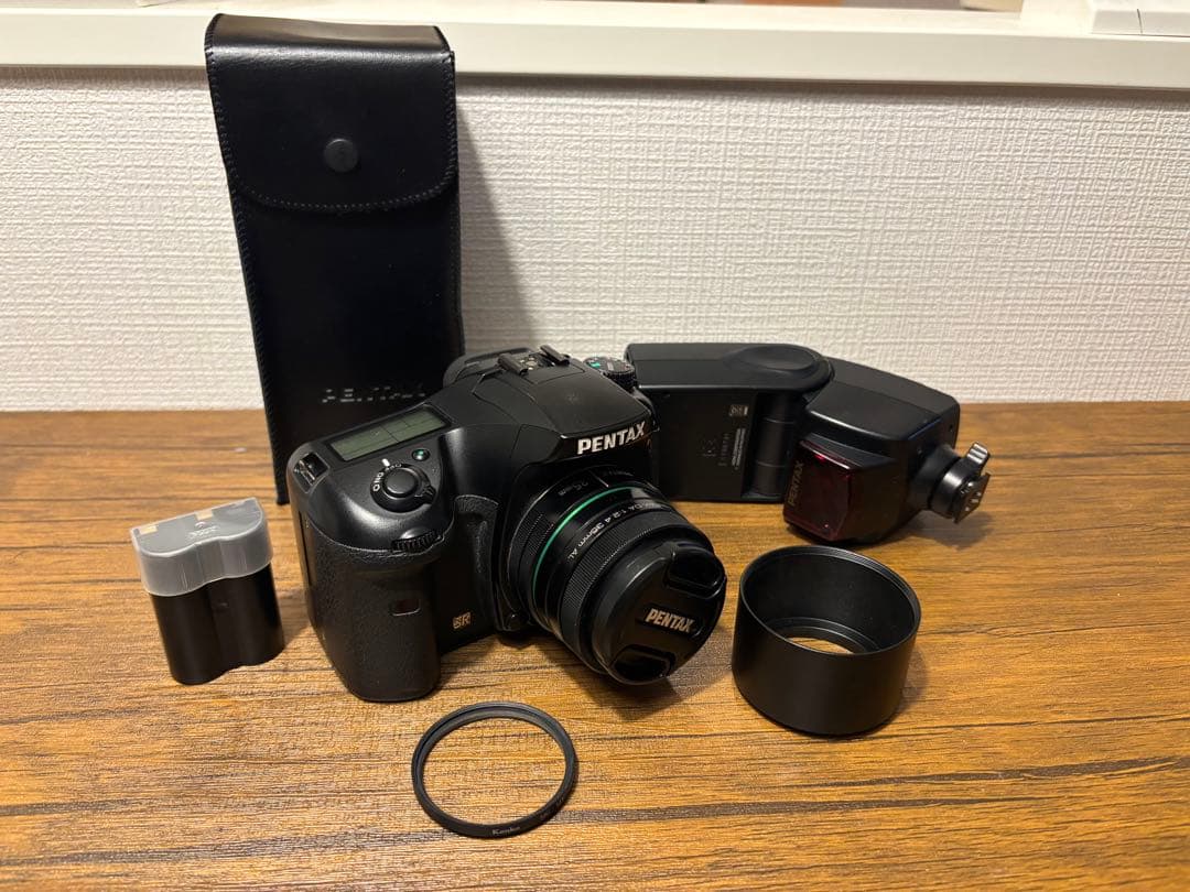 PENTAX K20D-W 35mm 単焦点 望遠 レンズストロボ