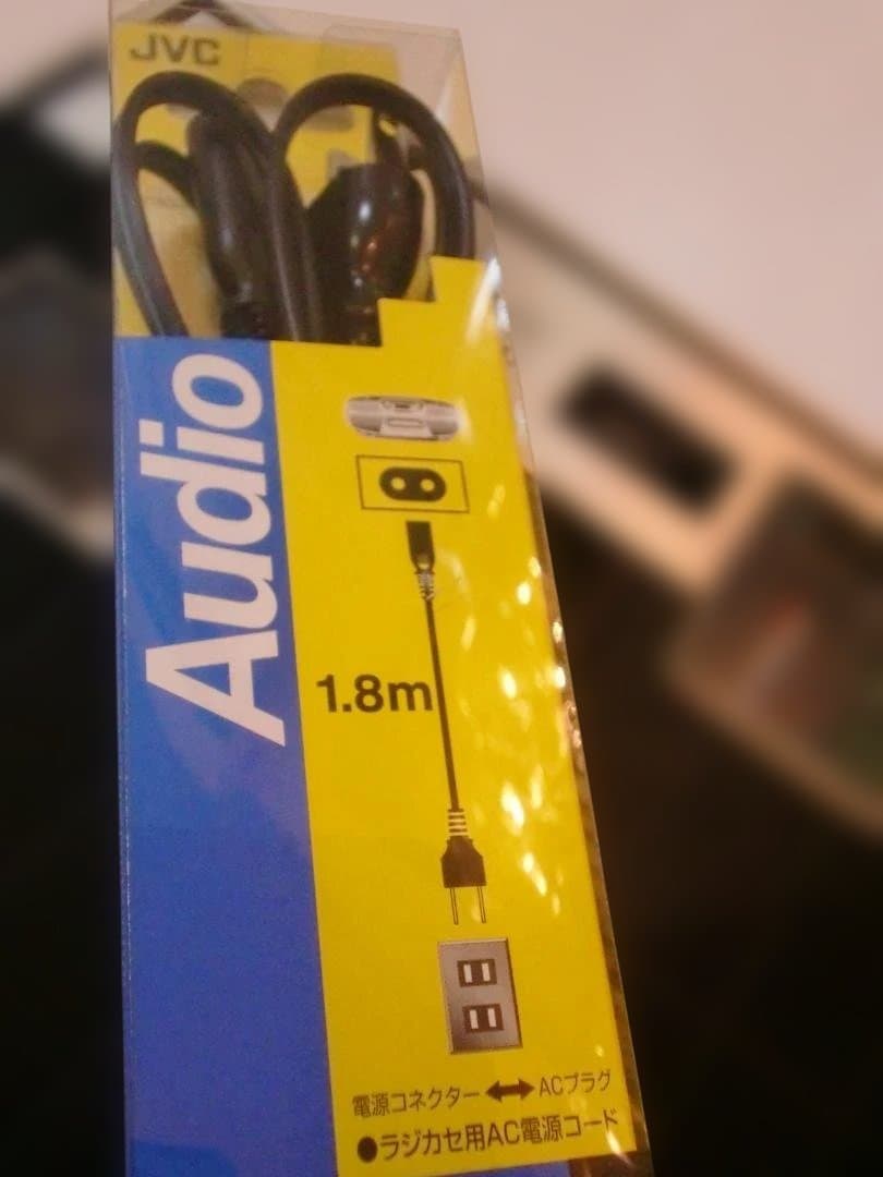 新品カセットテープ 電源コード付　NationalナショナルラジカセRQ-447