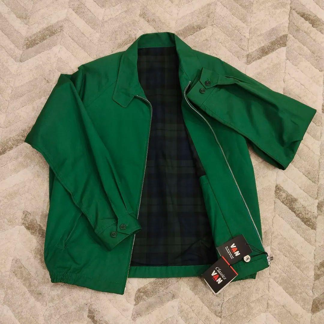 未使用　VAN 緑色 ジップアップ　ジャケット