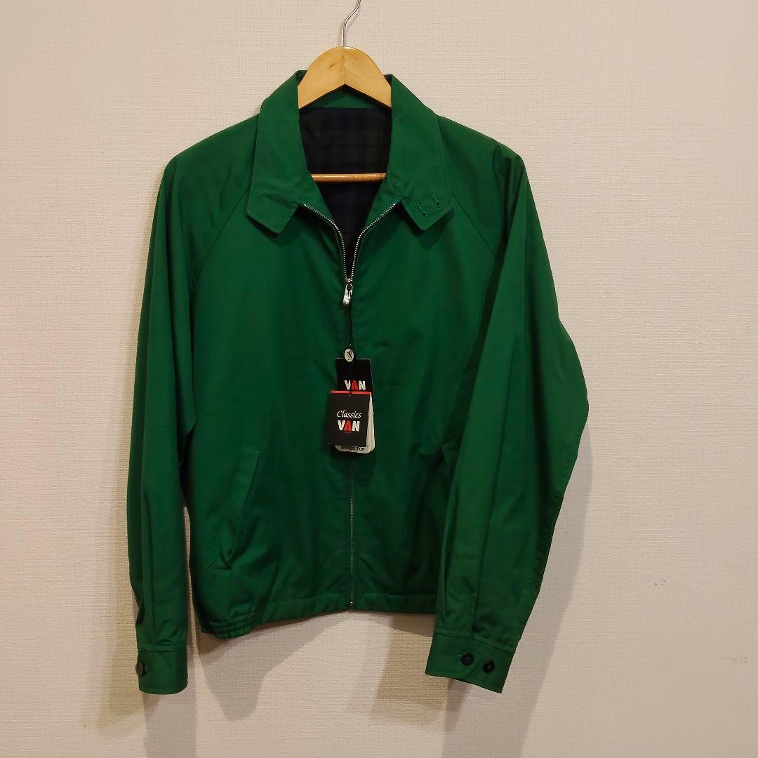 未使用　VAN 緑色 ジップアップ　ジャケット