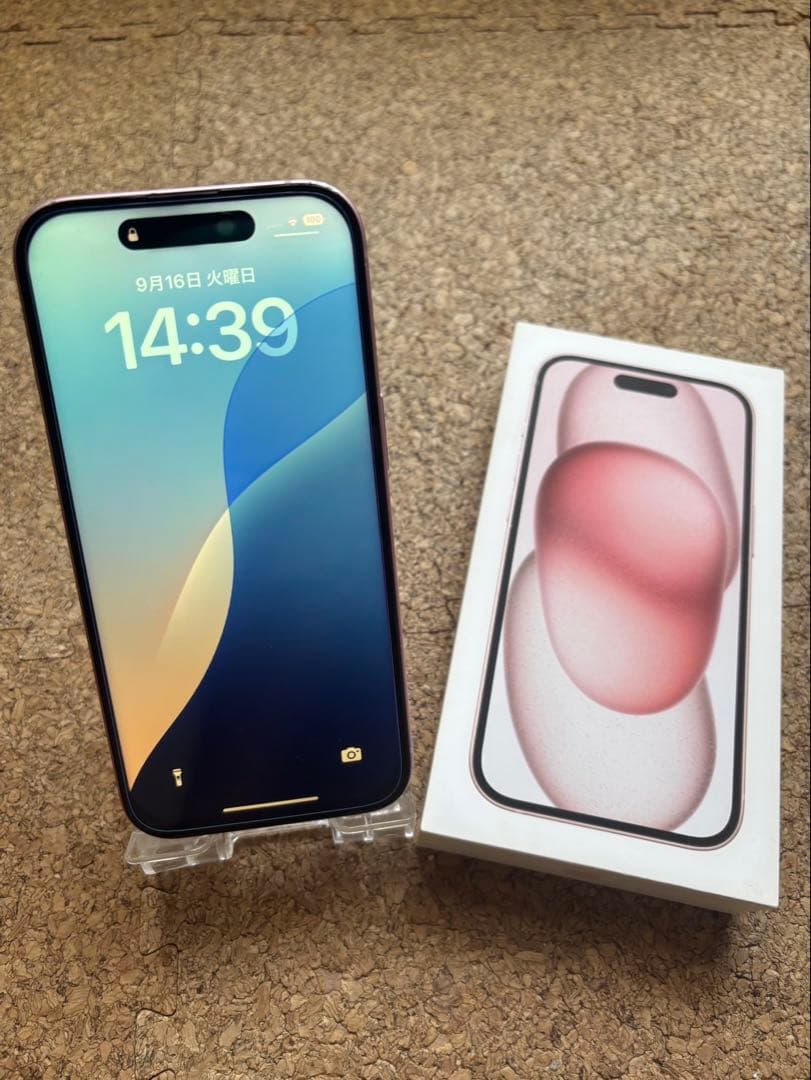 iPhone15 ピンク 256GB SIMフリー ジャンク