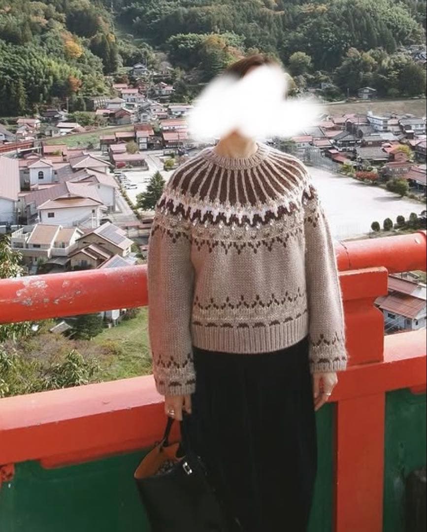 トゥモローランド マカフィー ビジュージャガードニット ベージュ 美品