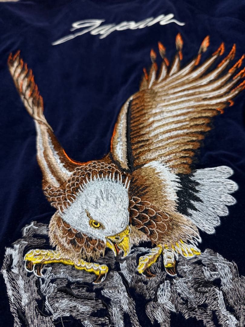 ２面用 別珍 DENIME ワシ 日本限定 スカジャン vintage