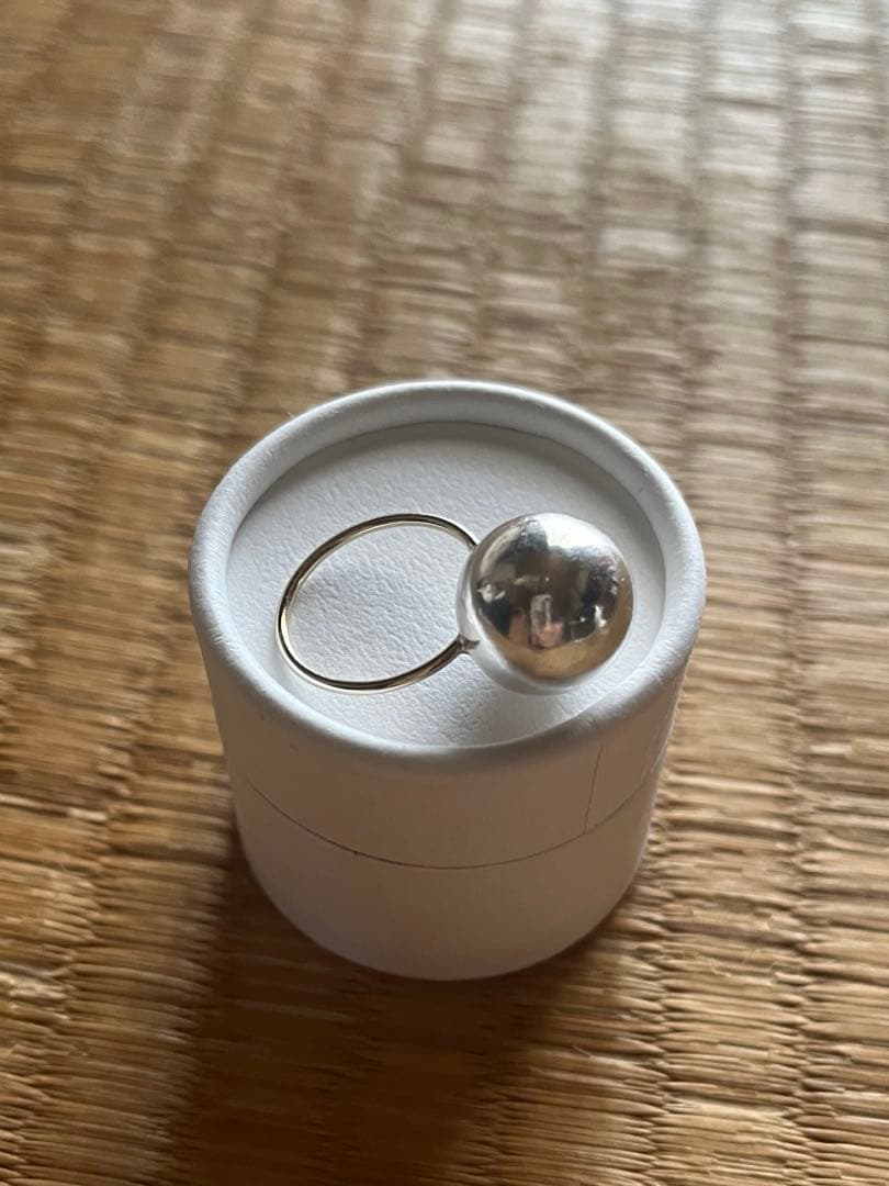 accessories mau パチンコ玉特大（K10＋silver)　ring