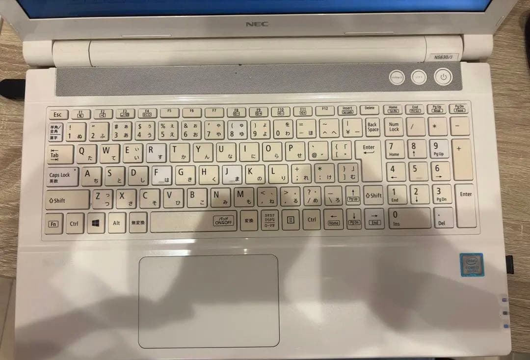 NEC ホワイトノートPC NS630/J 動作確認済み