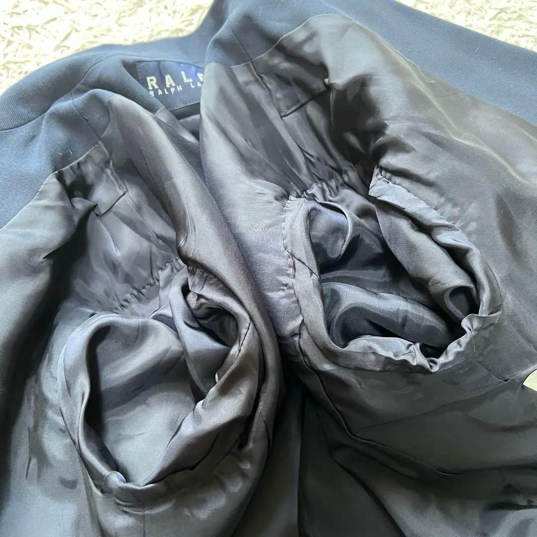 ラルフローレン セットアップスーツ テーラードジャケット ダブル ネイビー L