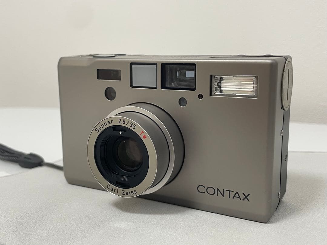 【中古/美品】CONTAX T3 データバック付 専用ケース/ストラップ付