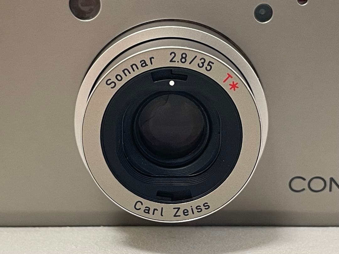 【中古/美品】CONTAX T3 データバック付 専用ケース/ストラップ付