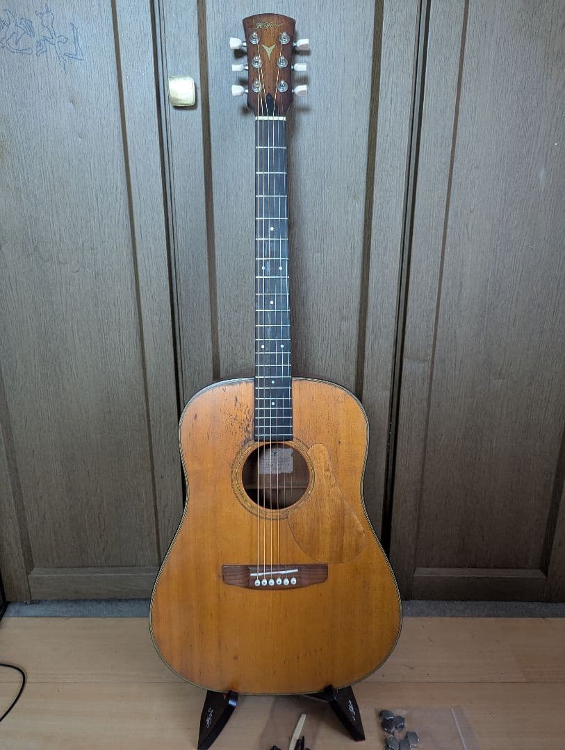 ♪K.yairi 40-L0 1990年製 トップ単板♪