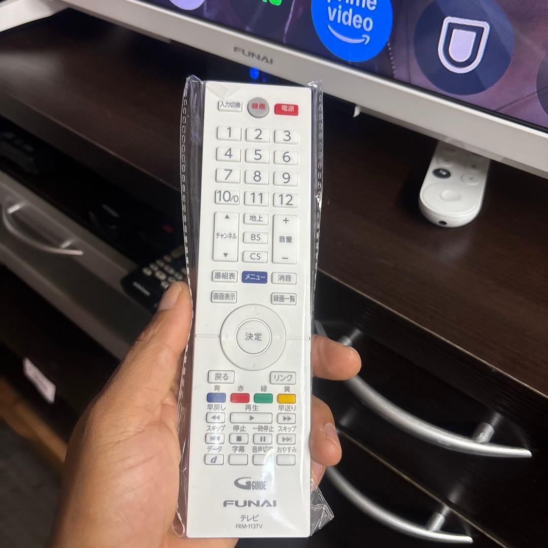 FUNAI テレビ 本体 リモコン付き