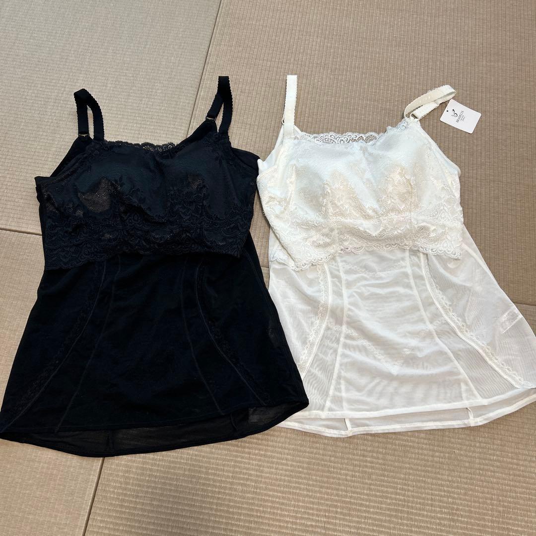 ブラデリスニューヨークピース 3Lスムージングモールドブラキャミ2枚セット