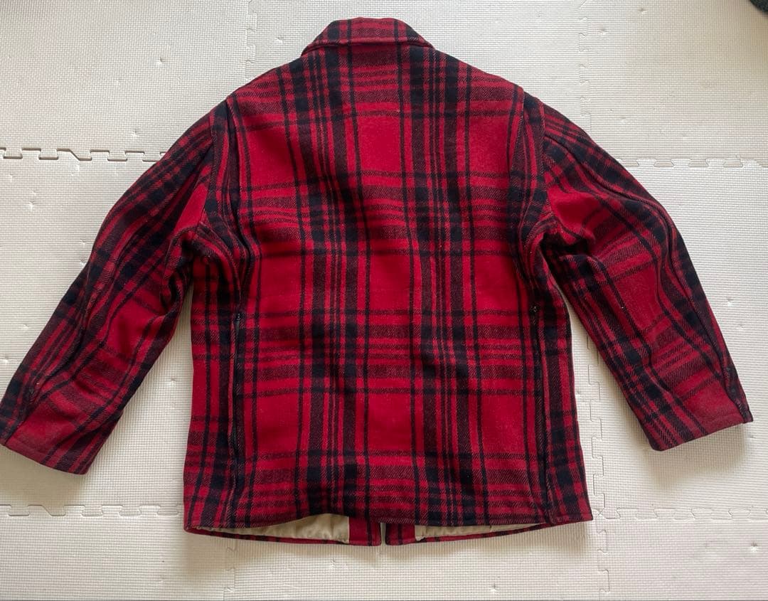 50'SWOOLENMILLS ウールマッキーノジャケットバッファローチェック