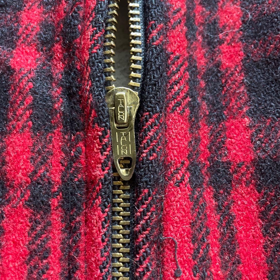 50'SWOOLENMILLS ウールマッキーノジャケットバッファローチェック