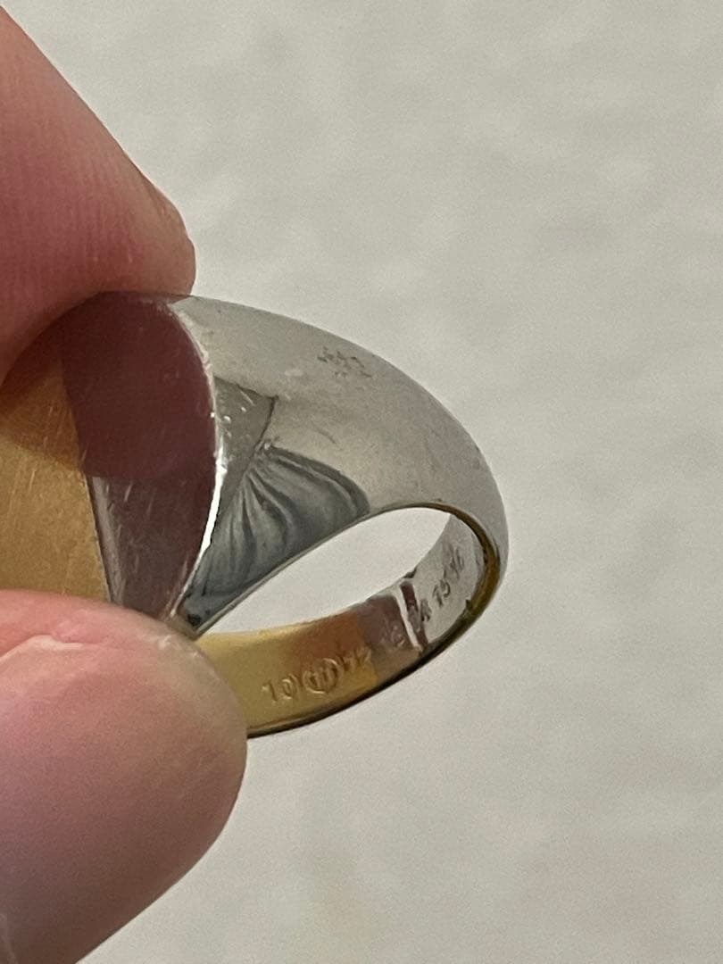 メゾンマルジェラ 10 印台リング