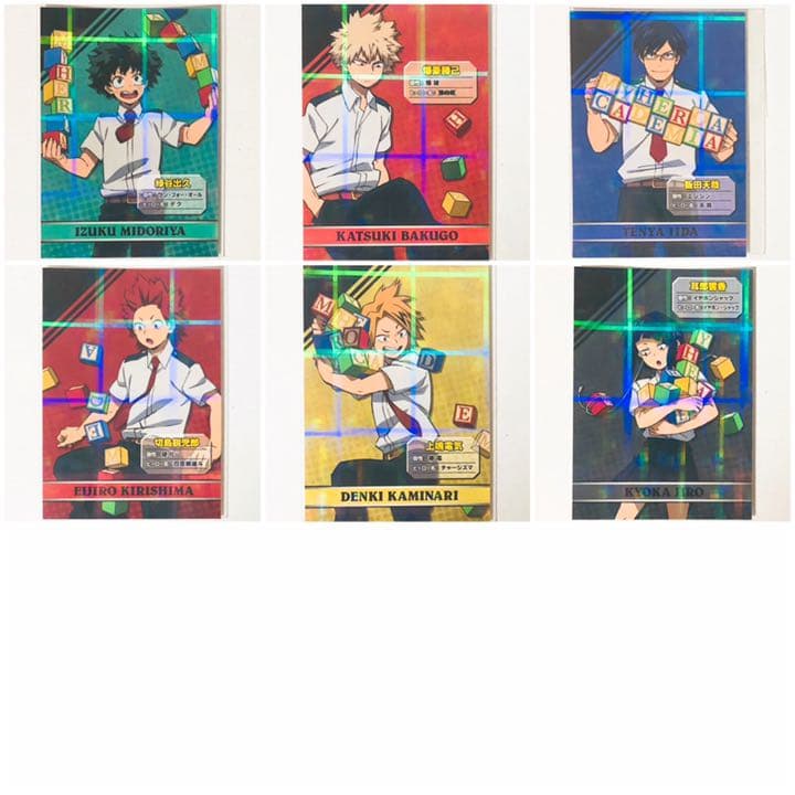 新品★ヒロアカ★アニメイト★特典★イラストカード★6点セット