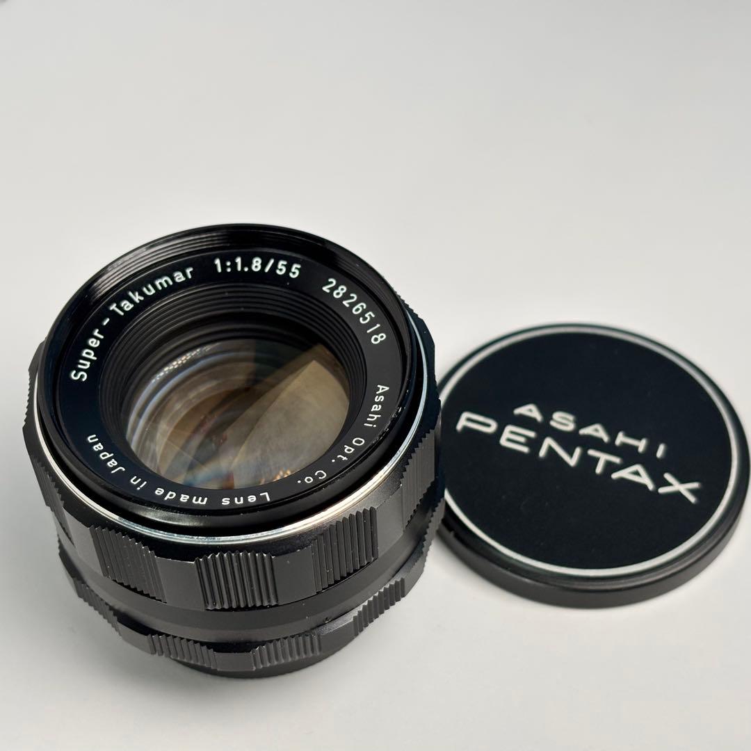 【希少・初期型7枚玉】Asahi Super-Takumar 55mm f1.8