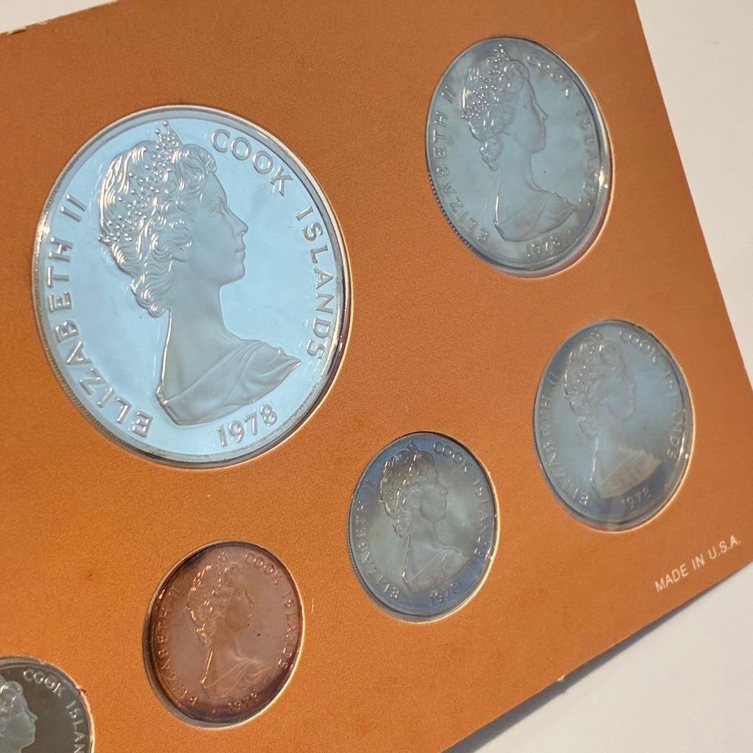 1978年 フランクリン・ミント クック諸島 プルーフセット
