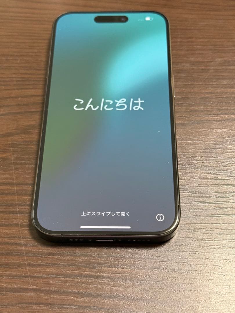 iPhone 15 pro 128GB SIM フリー ブラックチタニウム