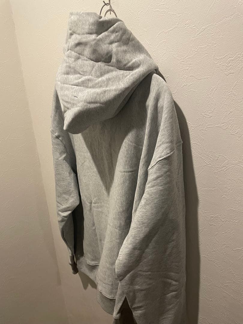 SAINT M××××ビッグロゴフードパーカー グレー