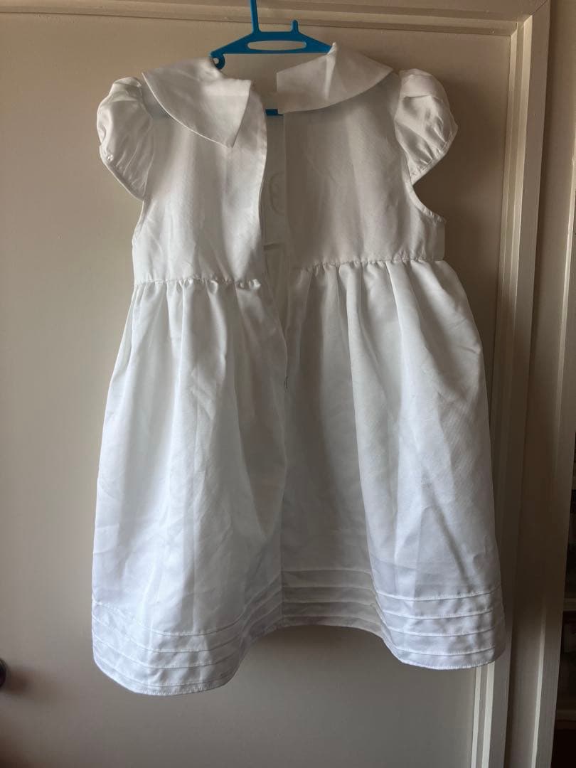 freckle ホワイト ワンピース フリル襟 パフスリーブ 新品タグ付き