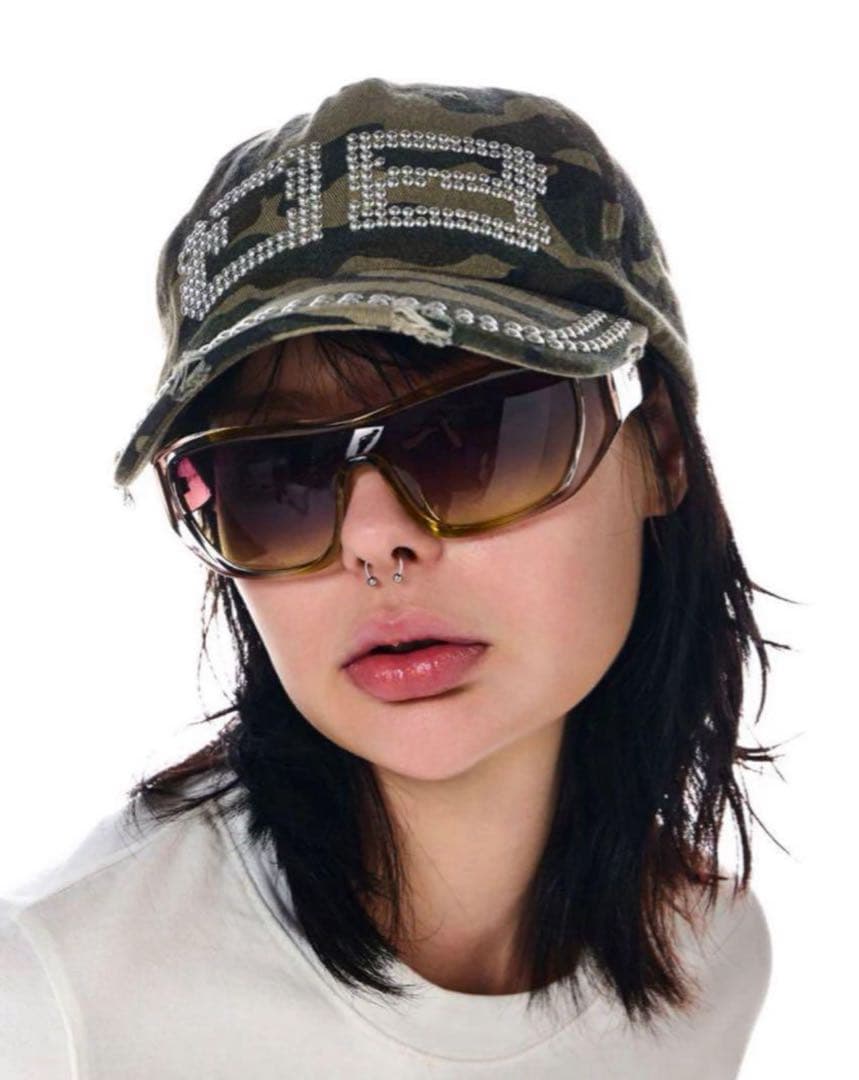 beeden BD STUDS DAMAGE CAP キャップ 迷彩