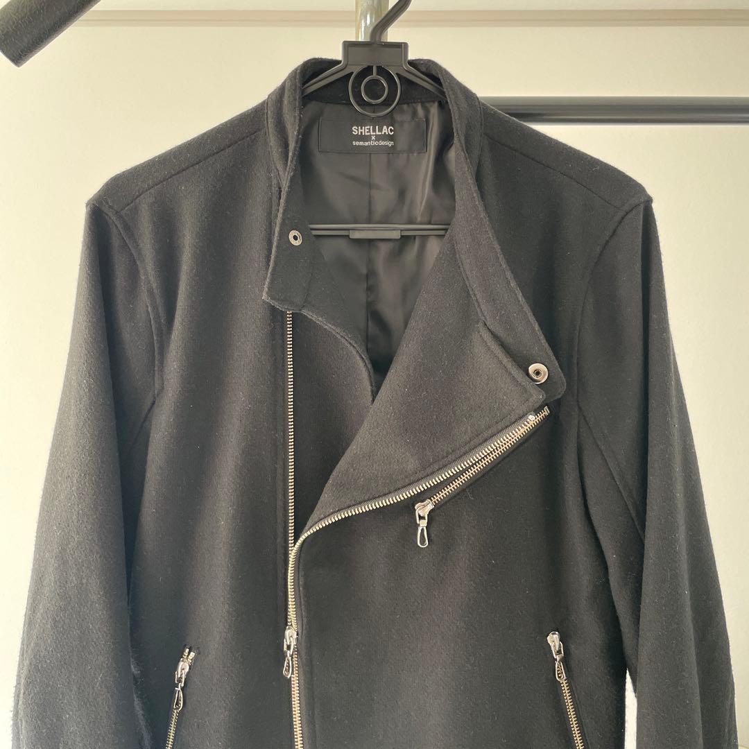 ★超希少★ シェラック×セマンティックデザイン　ライダースジャケット