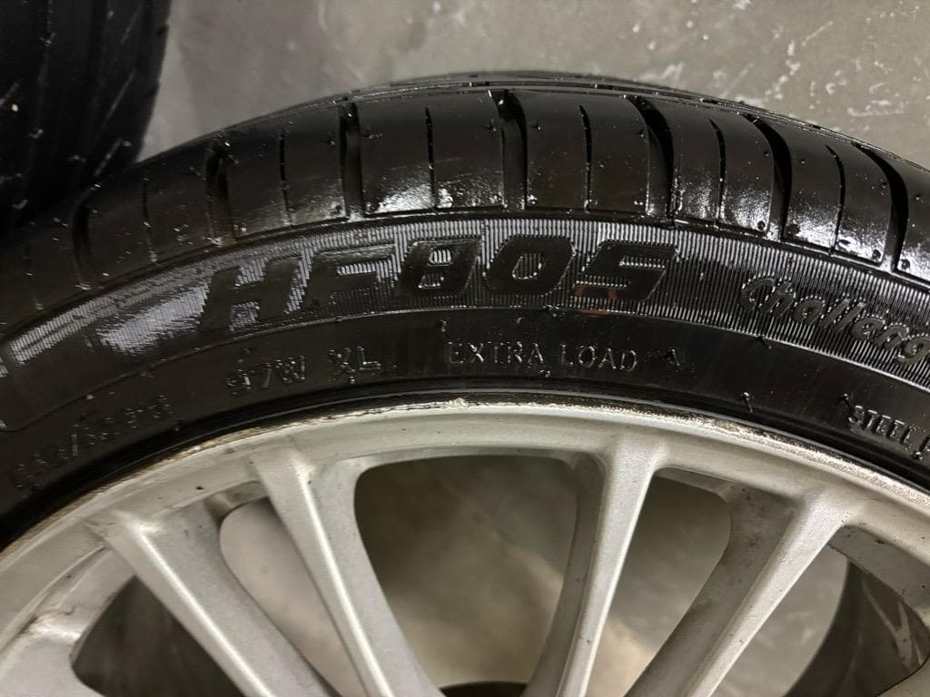 245/40R18 鍛造 インプレッサ WRX STI 純正OP 8.5J-18
