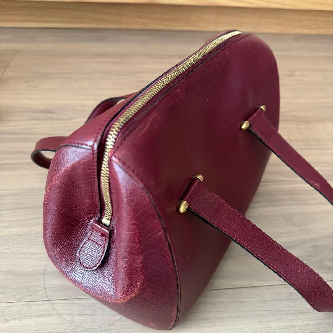 Cartier カルティエ ミニボストンバッグ マストライン ボルドー