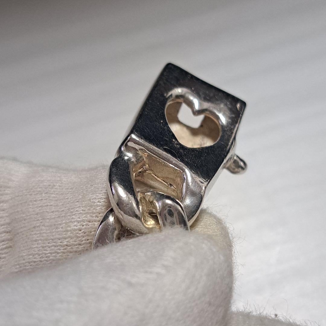 シルバー925 メンズブレスレット 喜平ブレスレット クロス