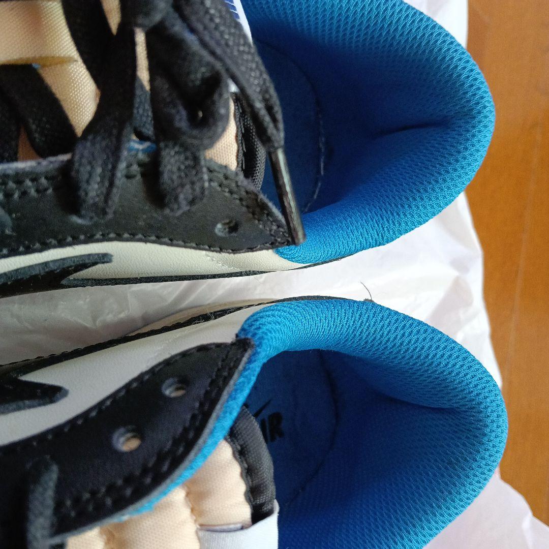 だ*い様 NIKE Air Jordan 1 ホワイト/ブラック/ブルー