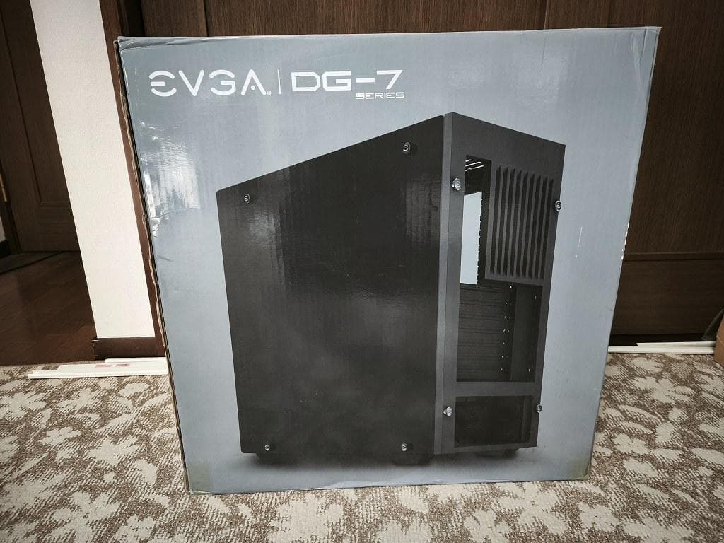 新品 EVGA DG-77 ATXケース 黒 強化ガラスパネル