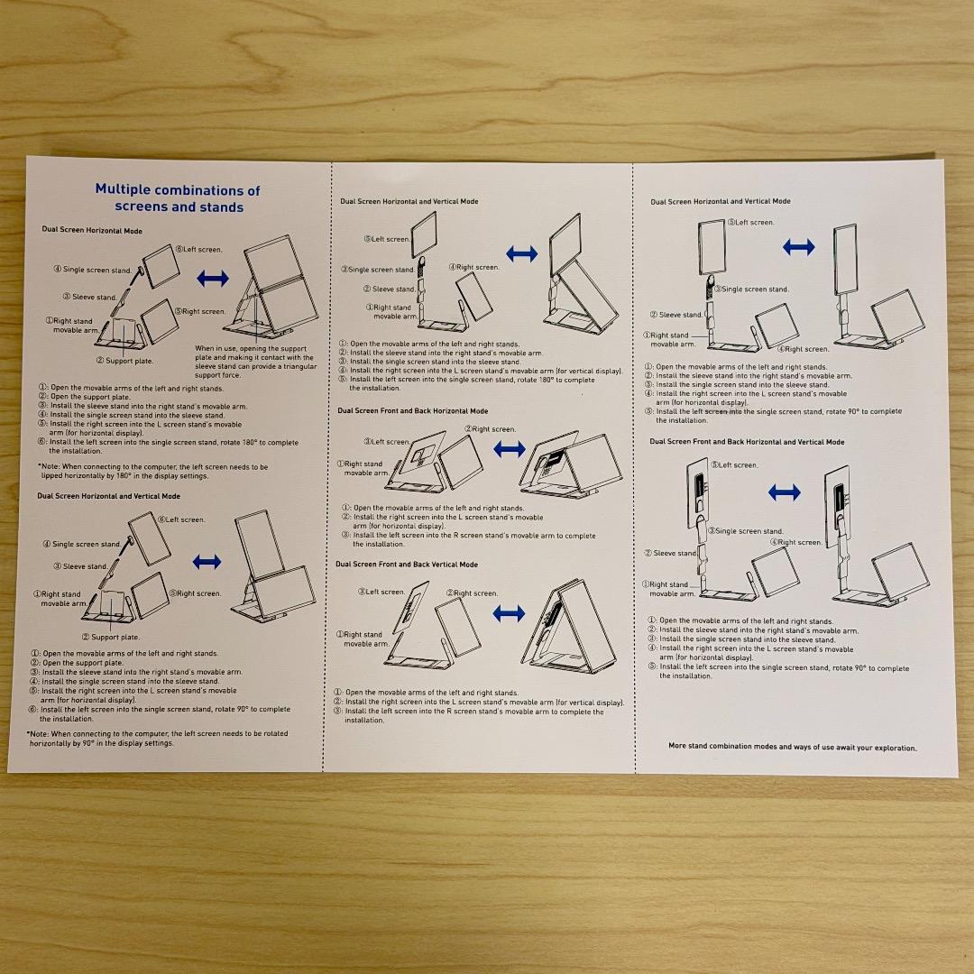 LAPTOMO S6 トリプルポータブルモニター 15.6インチ FHD 美品