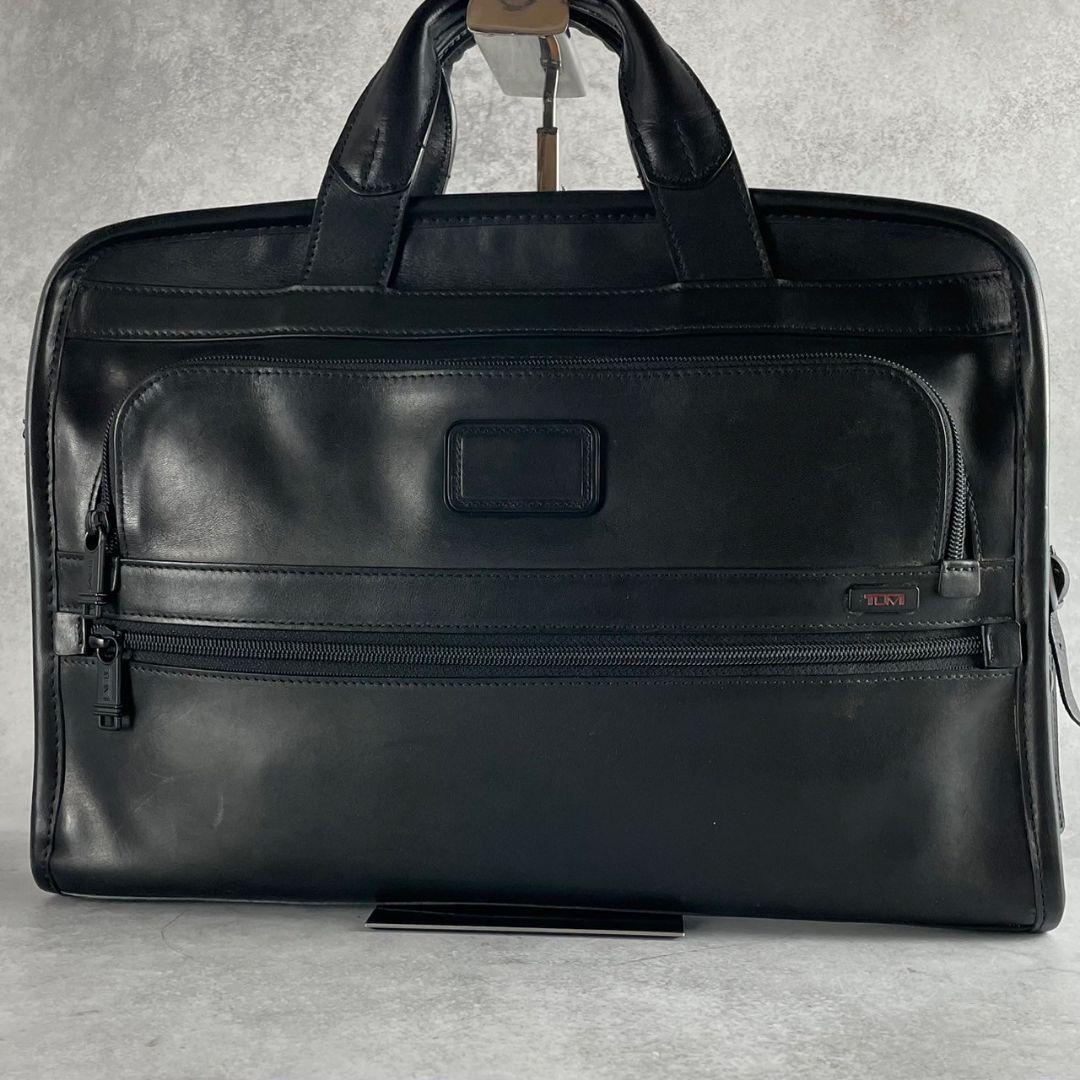 TUMI トゥミ ビジネスバッグ ブリーフケース オールレザー 黒
