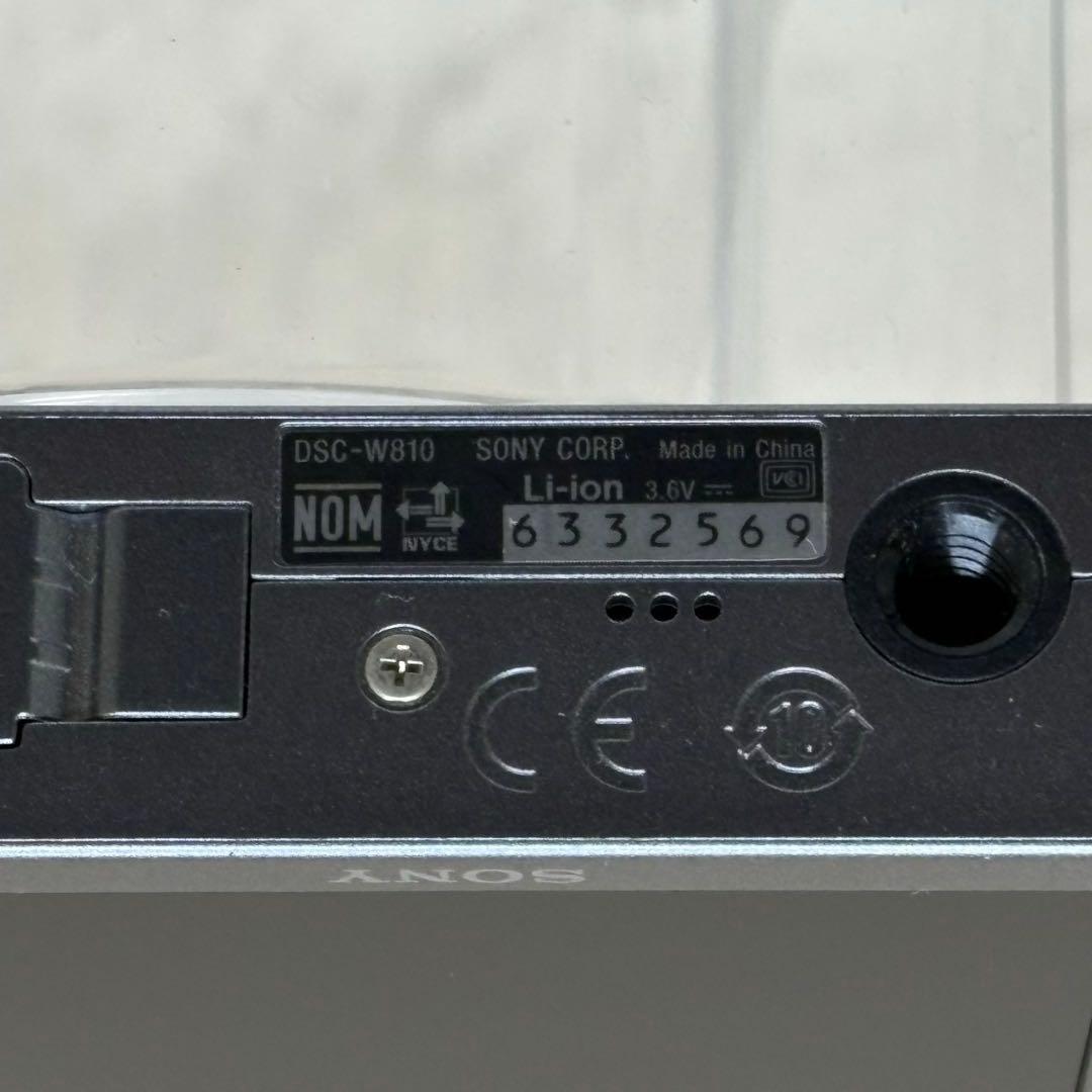 SONY cyberShot DSC-W810 SDカード　コンデジ　動作品