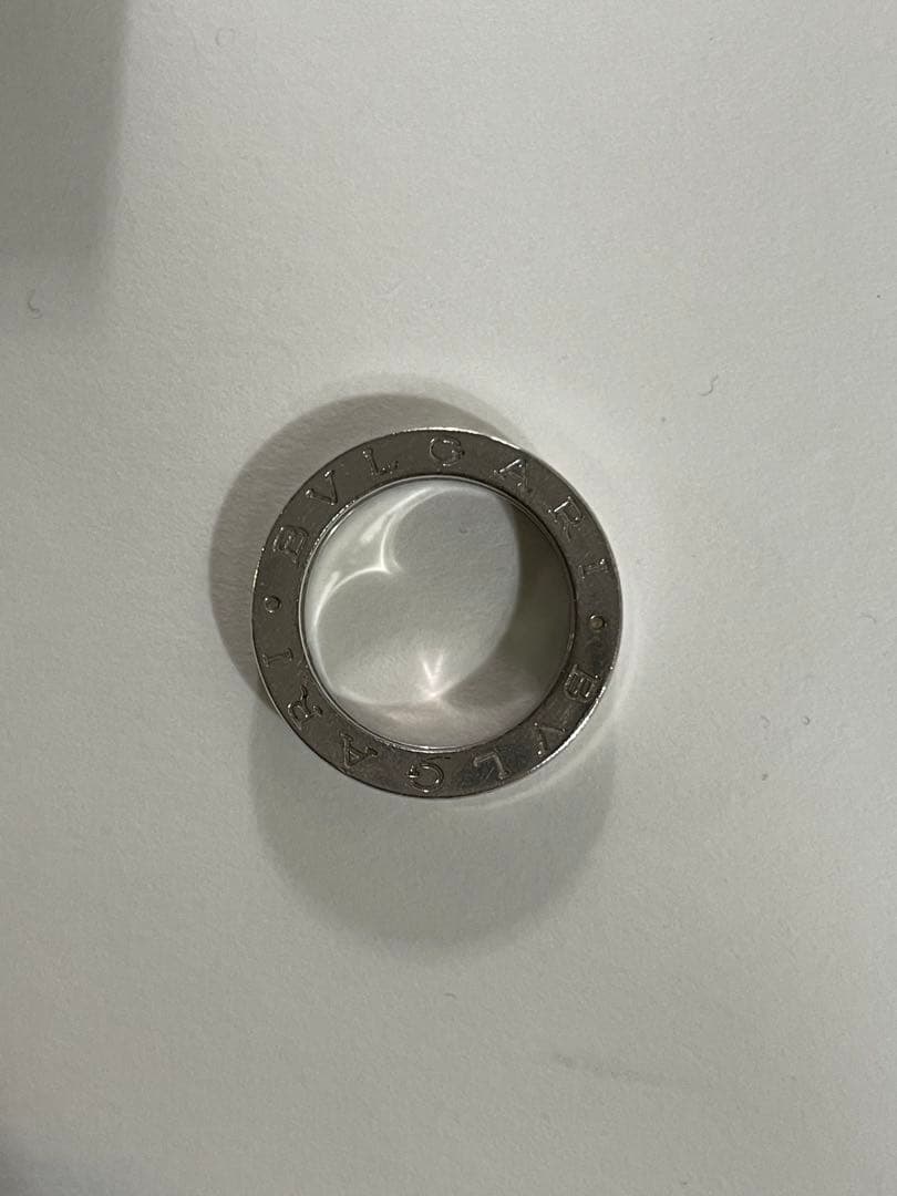 BVLGARI シルバー ロゴリング 専用ボックス付き