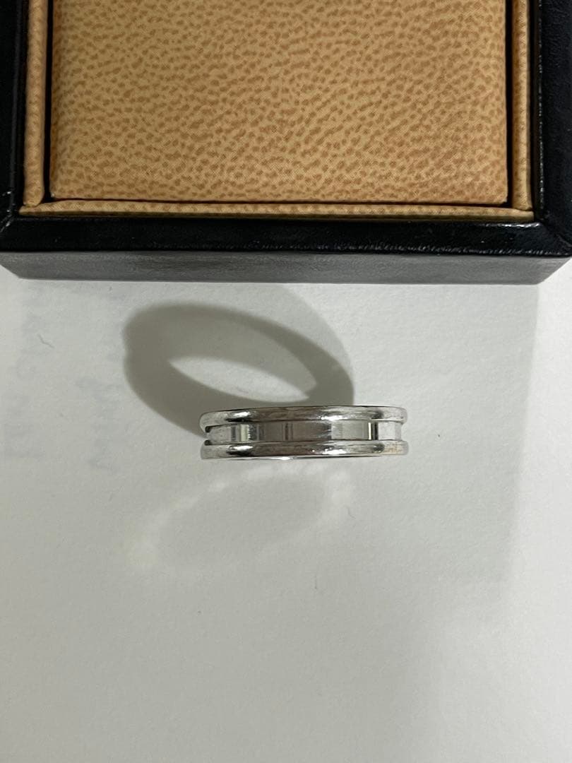 BVLGARI シルバー ロゴリング 専用ボックス付き