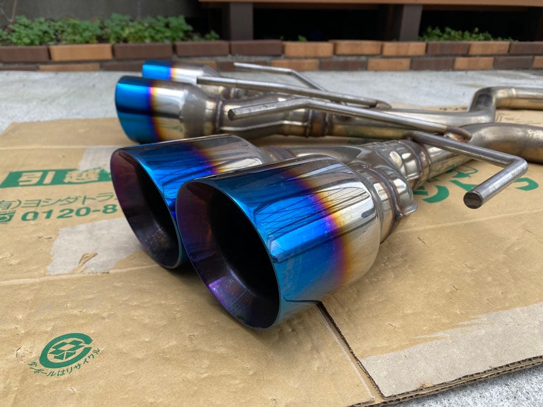 スリーキャッツ製 GSC10 RC350 4本出し 直管 ストレート マフラー