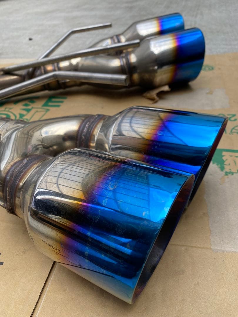 スリーキャッツ製 GSC10 RC350 4本出し 直管 ストレート マフラー