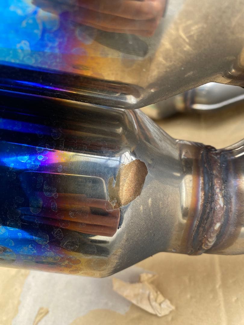 スリーキャッツ製 GSC10 RC350 4本出し 直管 ストレート マフラー