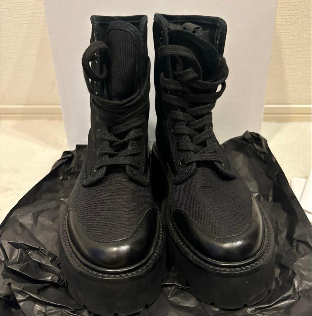 CELINE セリーヌ 345597004C レースアップブーツ トリオンフ