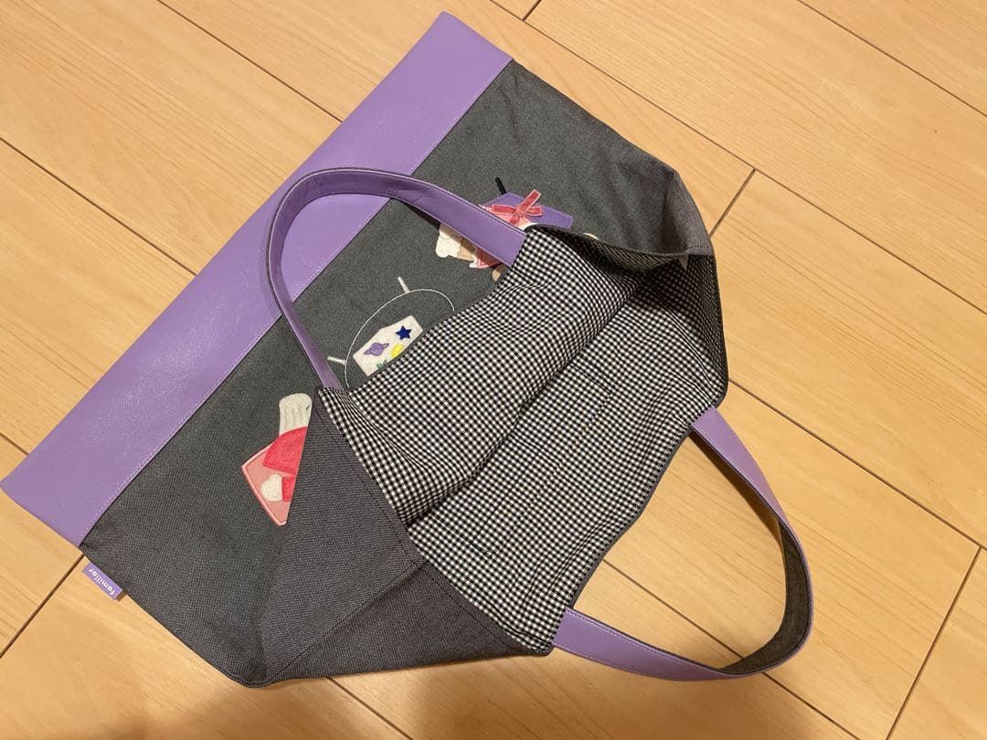 本日限定価格ファミリア　キャトルレーヴ　コラボデニムバッグ　宝塚歌劇