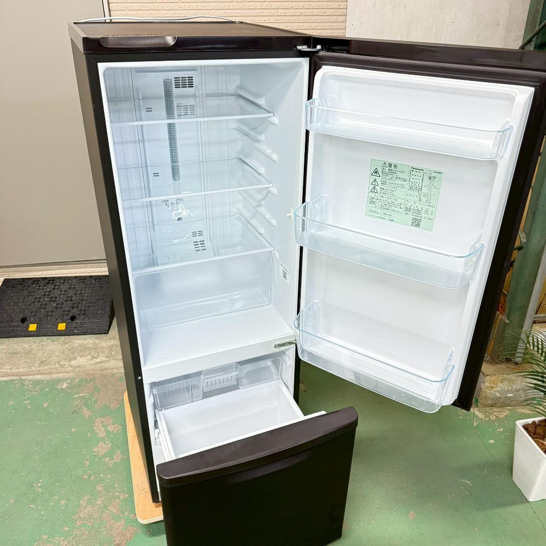 Panasonic 冷蔵庫 小型 一人暮らし 168L 2021年 KR0165