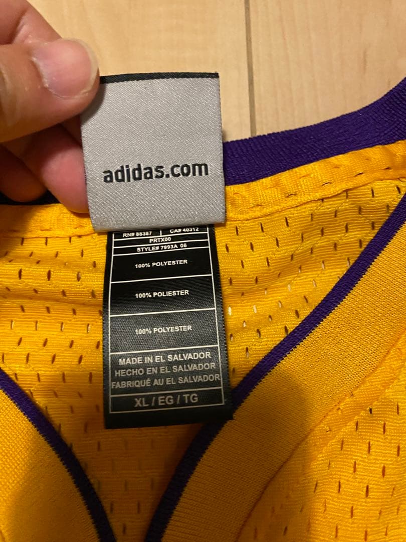 adidas アディダス NBA レイカーズ コービーブライアント ユニフォーム