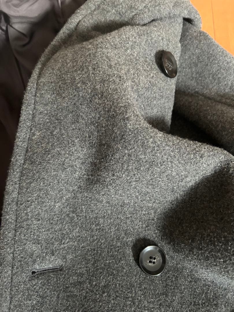 AP STUDIO モッサオーバーフーディコート グレー サイズ38