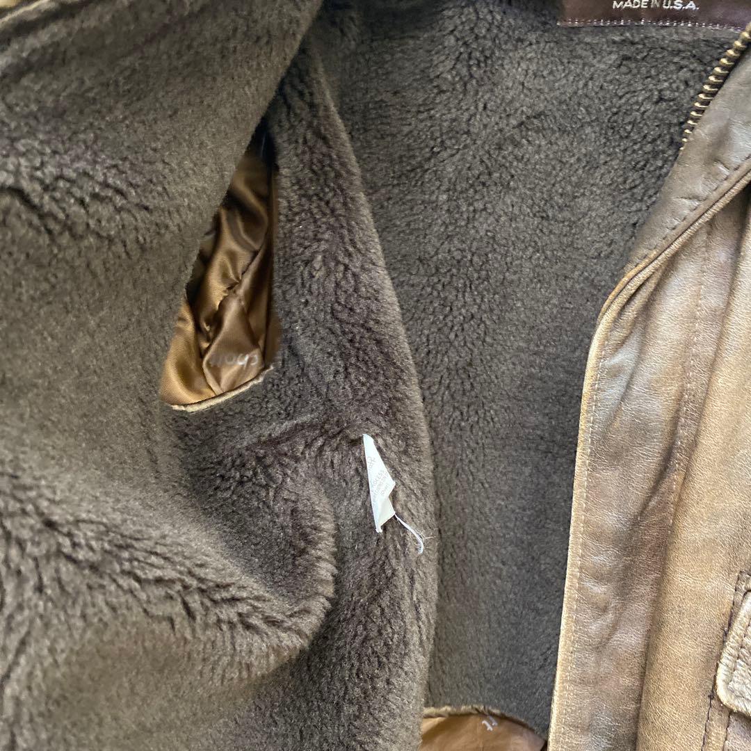 Schott ブラウン レザージャケット　バイクジャケット