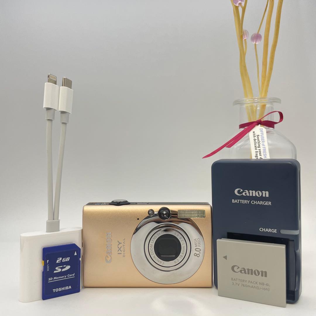 美品✨Canon IXY DIGITAL 20 IS✨スマホ転送OK 動作確認済
