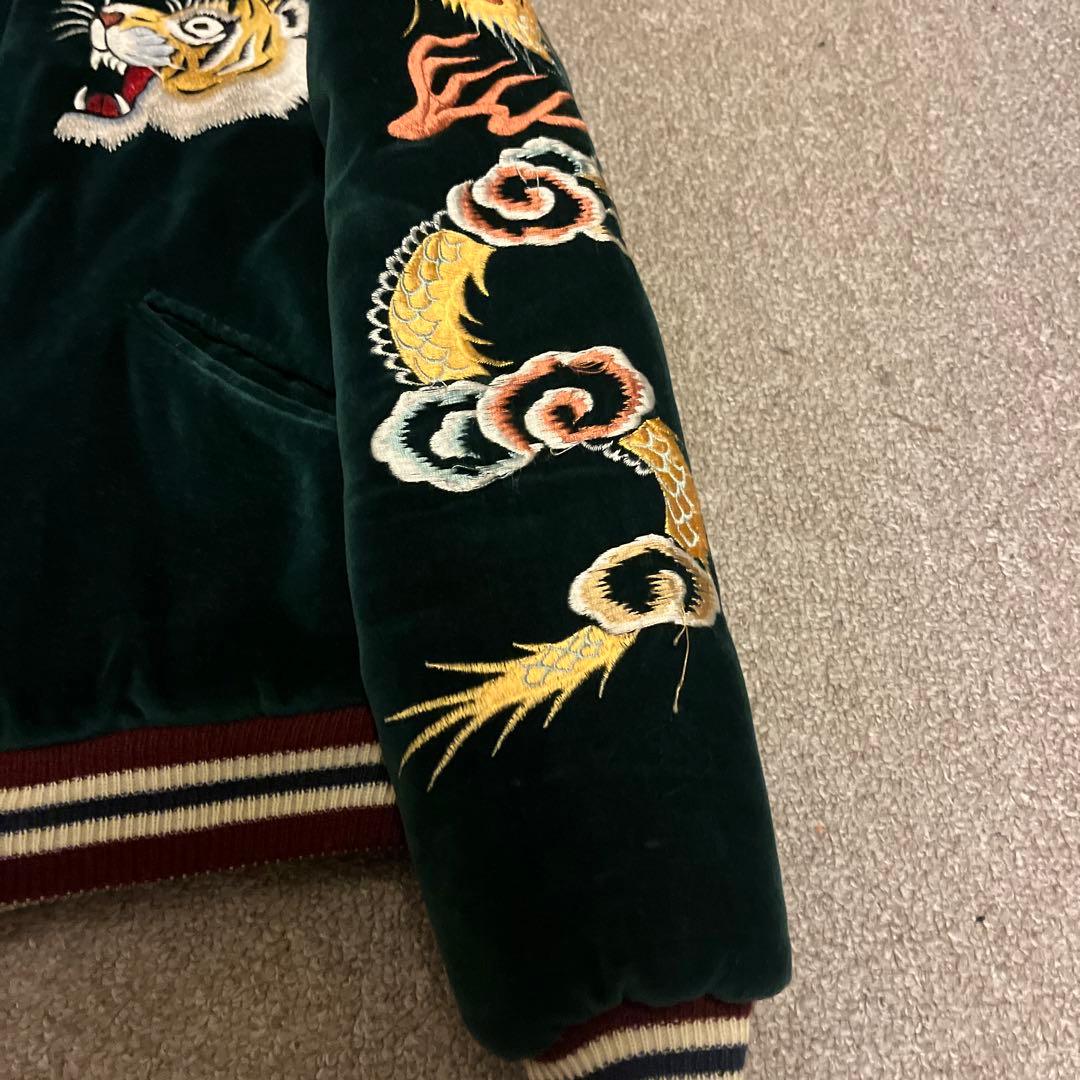 Clover Leaf スカジャン リバーシブル　東洋エンタープライズ　別珍